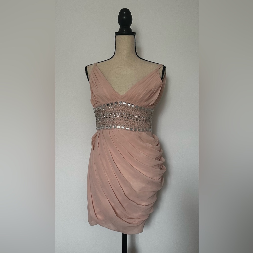 Peach Party Mini Dress